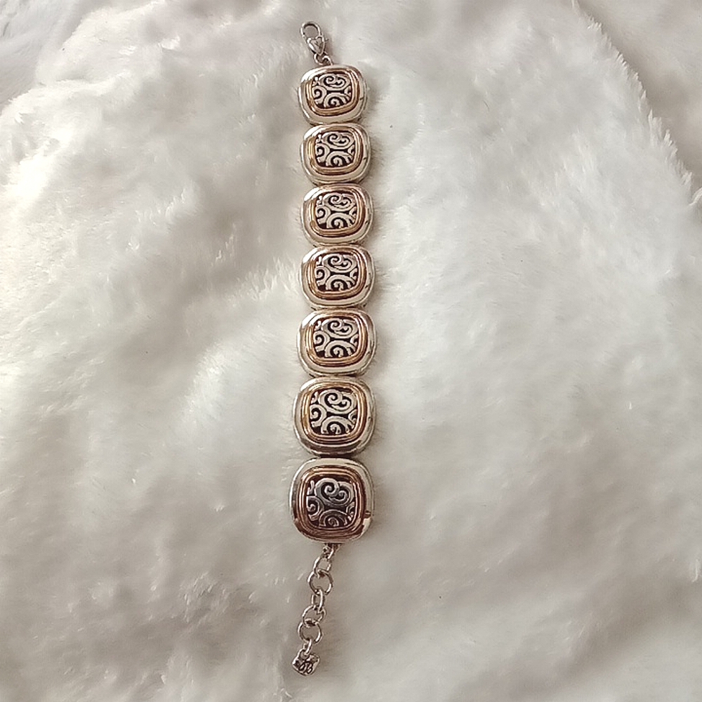 Brighton Silver & Gold Spin Master Design Bracelet